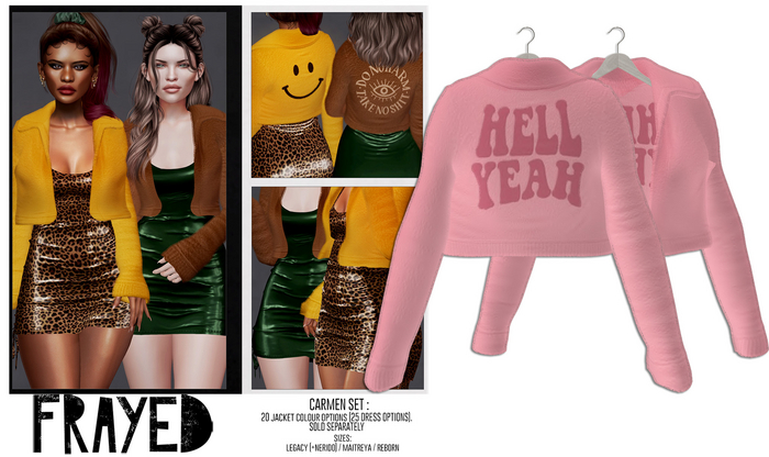 Frayed - Carmen Jacket - Hell Yeah