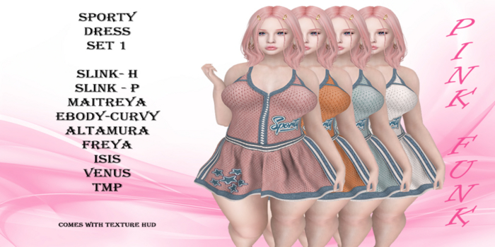 PINKFUNK Sporty Dress/Set 1