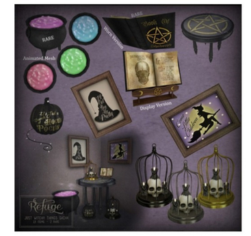 Second Life Marketplace - Refuge - Pentagram Table