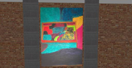 "Television" - Abstract Painting