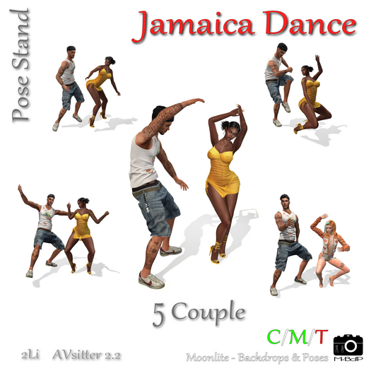 M-BdP :: Jamaica Dances - Poses Set