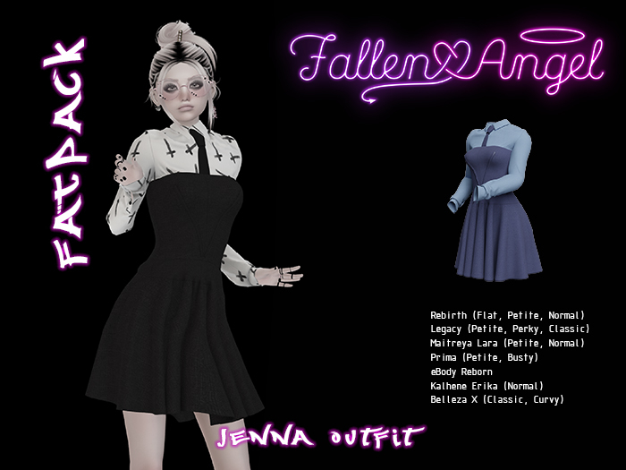 .:: Fallen Angel ::. Jenna Dress - Blue
