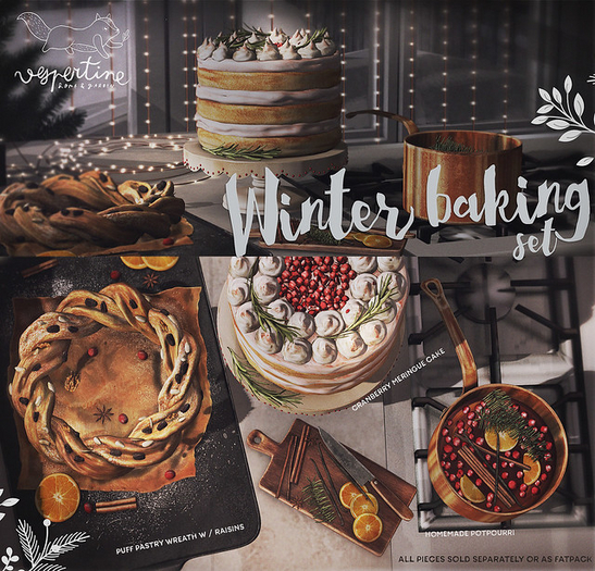 {vespertine} - winter baking FATPACK
