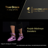 Purple Maitreya Sneakers