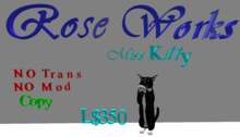 Rose Works TWI Wildcats Miss Kitty