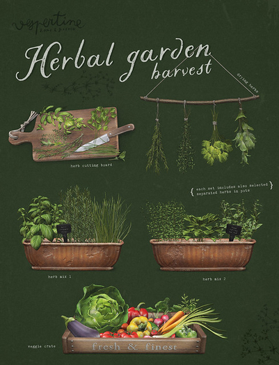 {vespertine} - herbal garden harvest FATPACK 