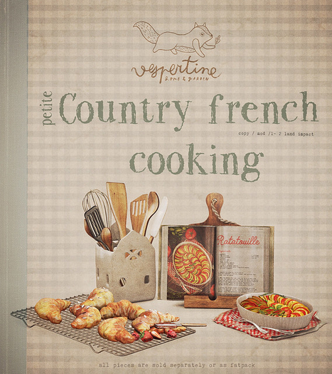 {vespertine}petite country french cooking  FATPACK bx.