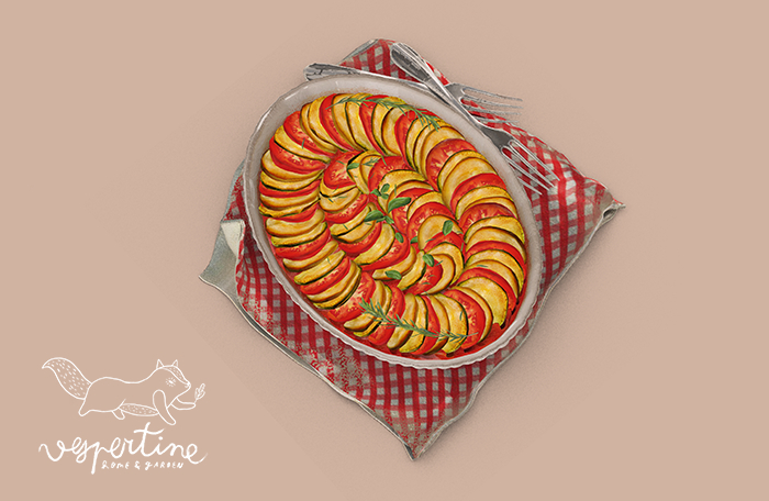 {vespertine}ratatouille baking pan 