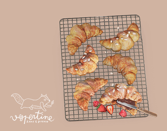 {vespertine} fresh baked croissants 