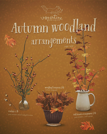 {vespertine} autumn woodland arrangements FATPACK