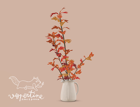 {vespertine} oak branch arrangements.