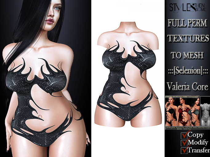 STYLES -:::[Selenion]::: " Tessa "- TEXTURE FULL PERM -v1.1