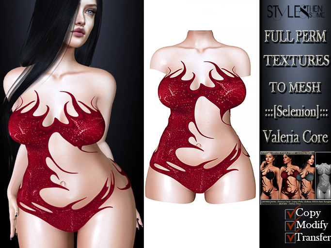 STYLES -:::[Selenion]::: " Tessa "- TEXTURE FULL PERM -v1.2