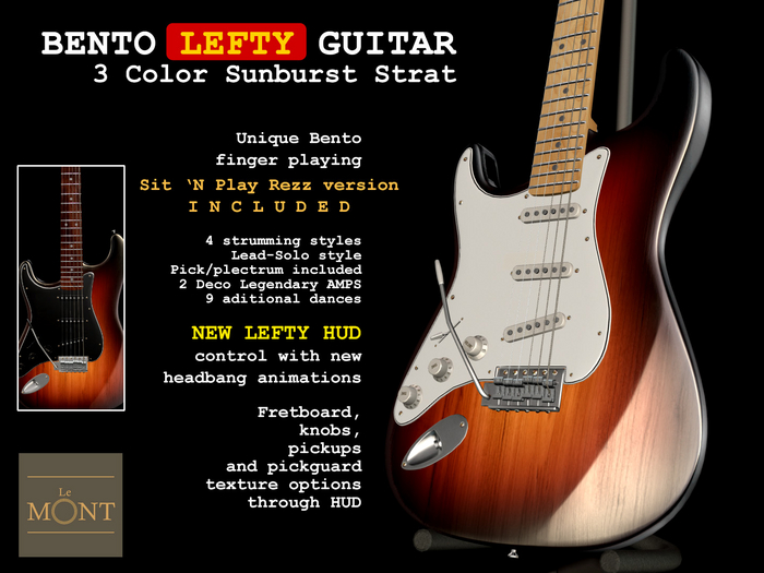Bento Lefty Strat 3cs