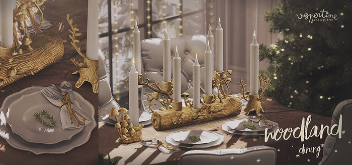 {vespertine} woodland dining FATPACK 