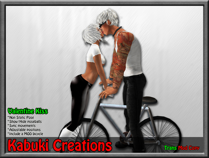*Kabuki Creations *~* Valentine Kiss *~* Free