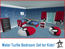 [AZ KIDZ] Water Turtle Bedroom Set [for Kids]
