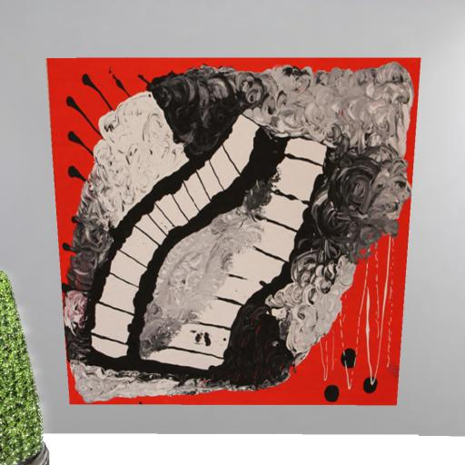 "Piano" - Abstract Painting