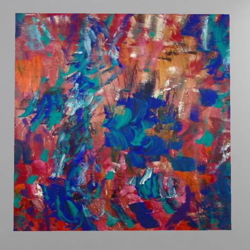 "Walking shadow" - Abstract Painting