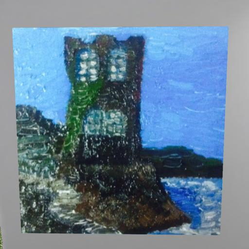 "Coast Tower" - Abstract Painting