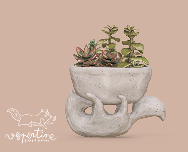 {vespertine} - fox planter