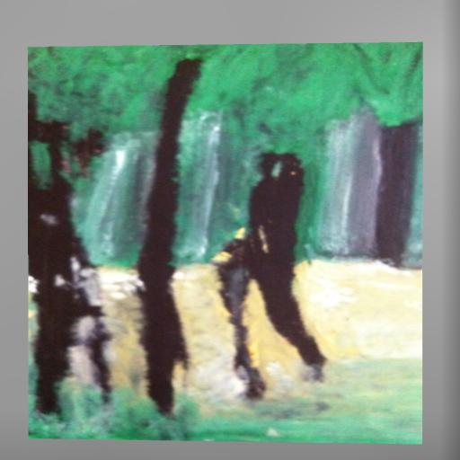"Park" - Abstract Painting