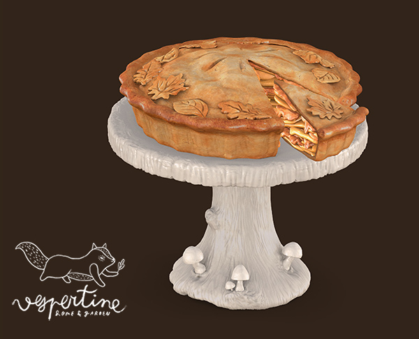 {vespertine} - woodland dinner - traditional apple pie bx
