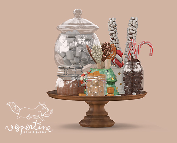 {vespertine} - hot chocolate tray bx.