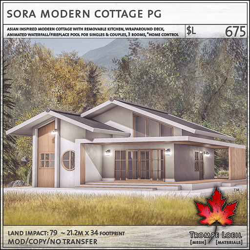 Trompe Loeil - Sora Modern Cottage PG [mesh]