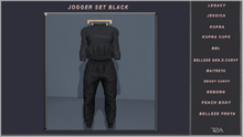 R2A- JOGGERS SET BLACK