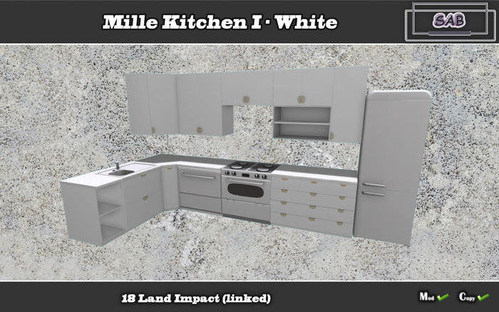 SAB BOX* Mille Kitchen I * White