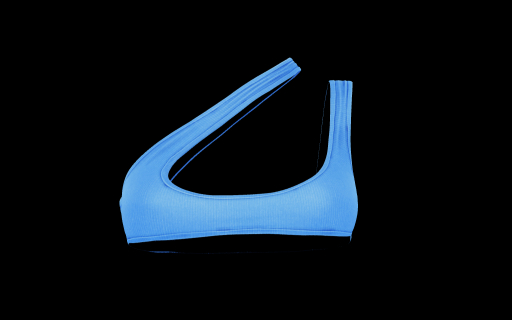 Evol-Lynn One Shoulder Top [Light Blue]