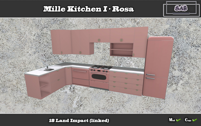 SAB BOX* Mille Kitchen I * Rosa