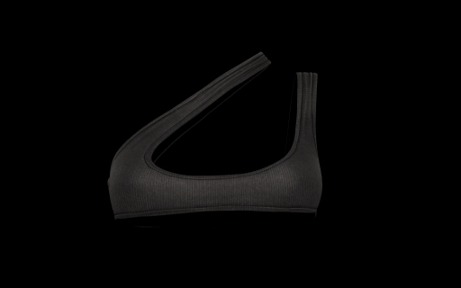 Evol-Lynn One Shoulder Top [Dark Gray]