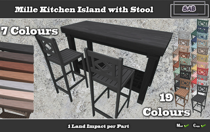 SAB BOX* Mille Kitchen * Island