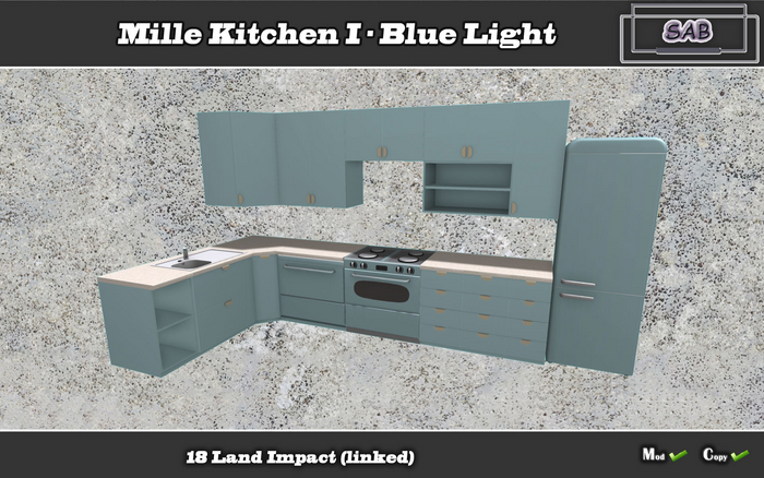 SAB BOX* Mille Kitchen I * Blue Light