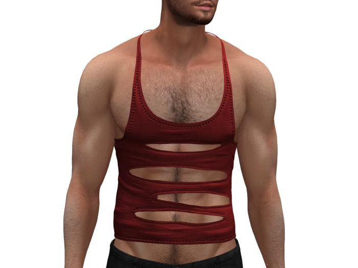 Red Ripped Tank Legacy / Athletic