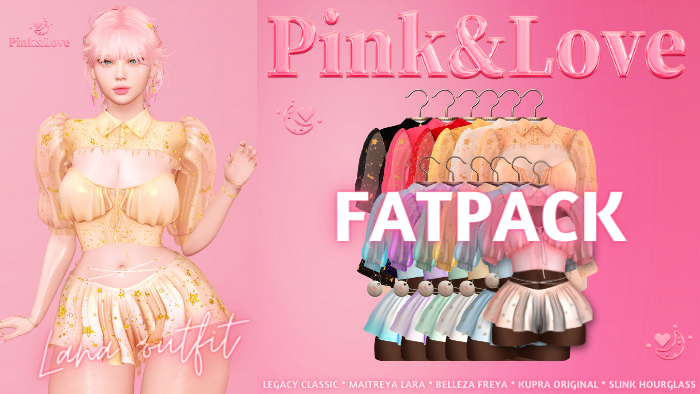 [Pink&Love] Lana - blouse & shorts - FATPACK