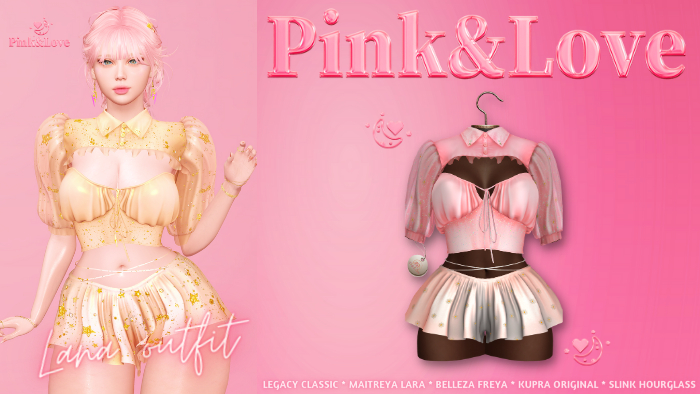 [Pink&Love] Lana - blouse & shorts - Pinky