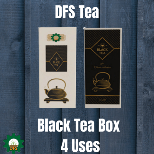 DFS TEA-Black Tea Box Texture
