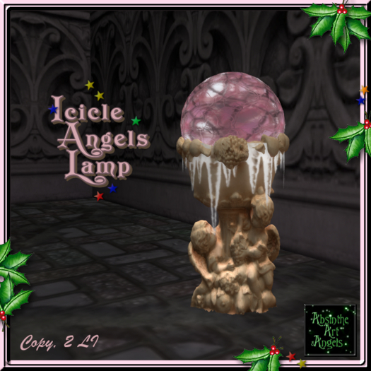 Icicle Angels Lamp