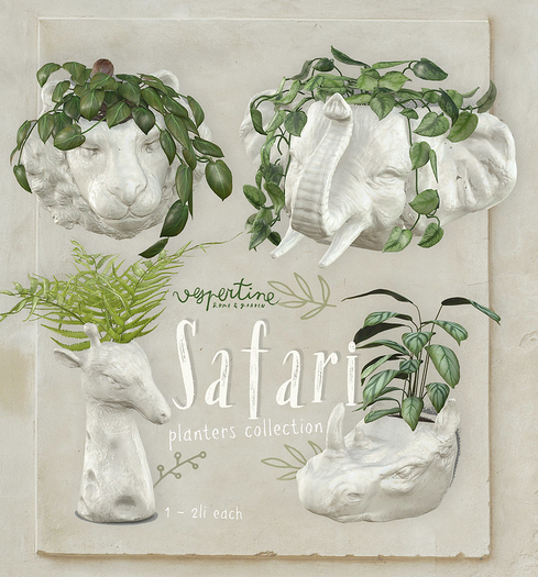{vespertine} - safari planters - FATPACK
