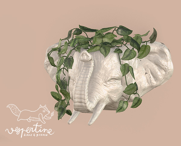 {vespertine} - safari planters - elephant.