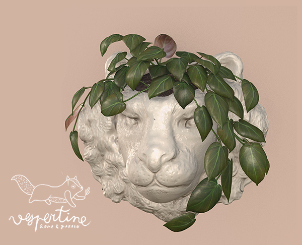 {vespertine} - safari planters - lion.