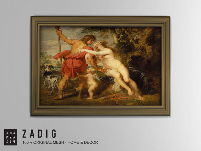 ZADIG // Vintage Frame // Venus and Adonis