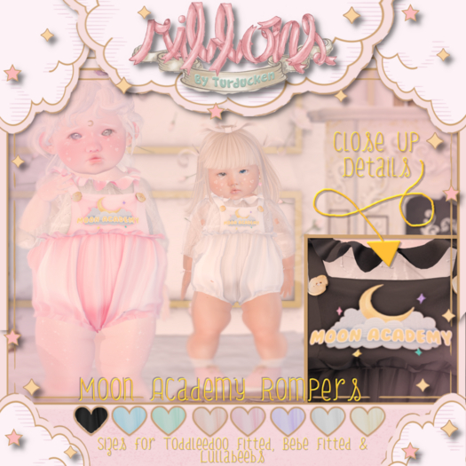 {Ribbons} Moon Academy Romper - Yellow {Box}