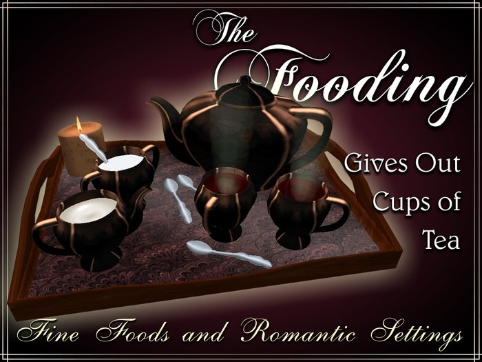 TF gift basket - Tea Service - brown earthenware