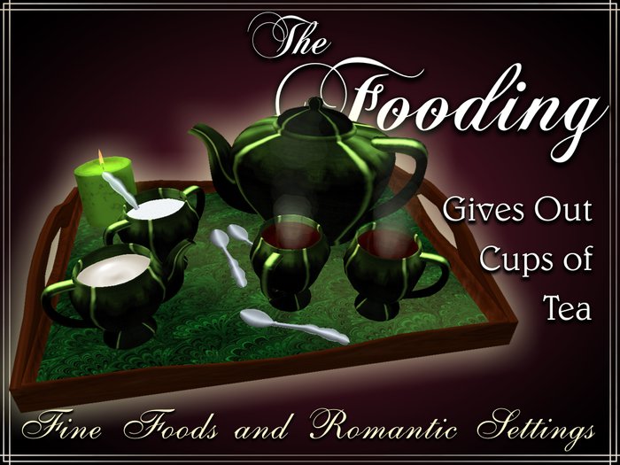 TF gift basket - Tea Service - green earthenware