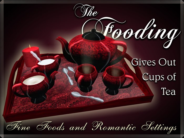 TF gift basket - Tea Service - red