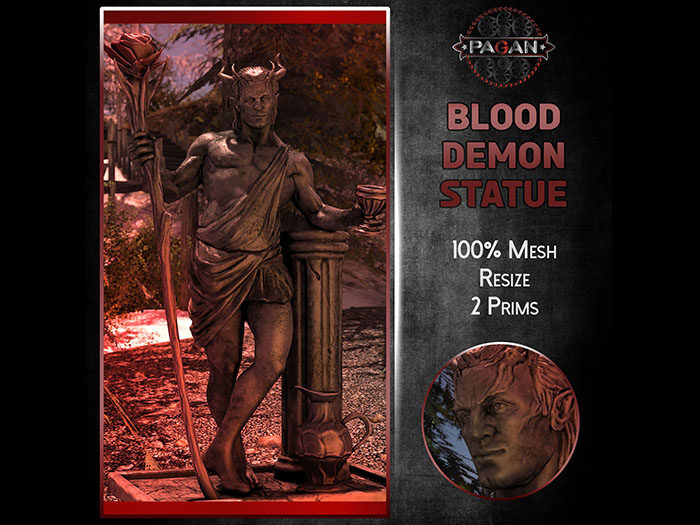 [Pagan]  Blood Demon Statue